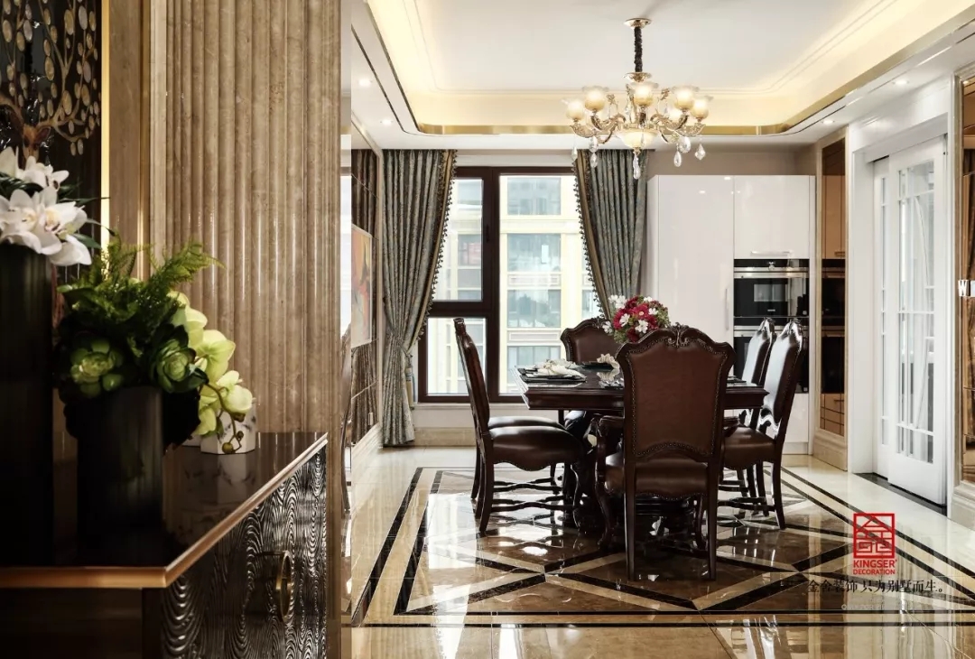 天山九峯210平米新古典風(fēng)格裝修實(shí)景