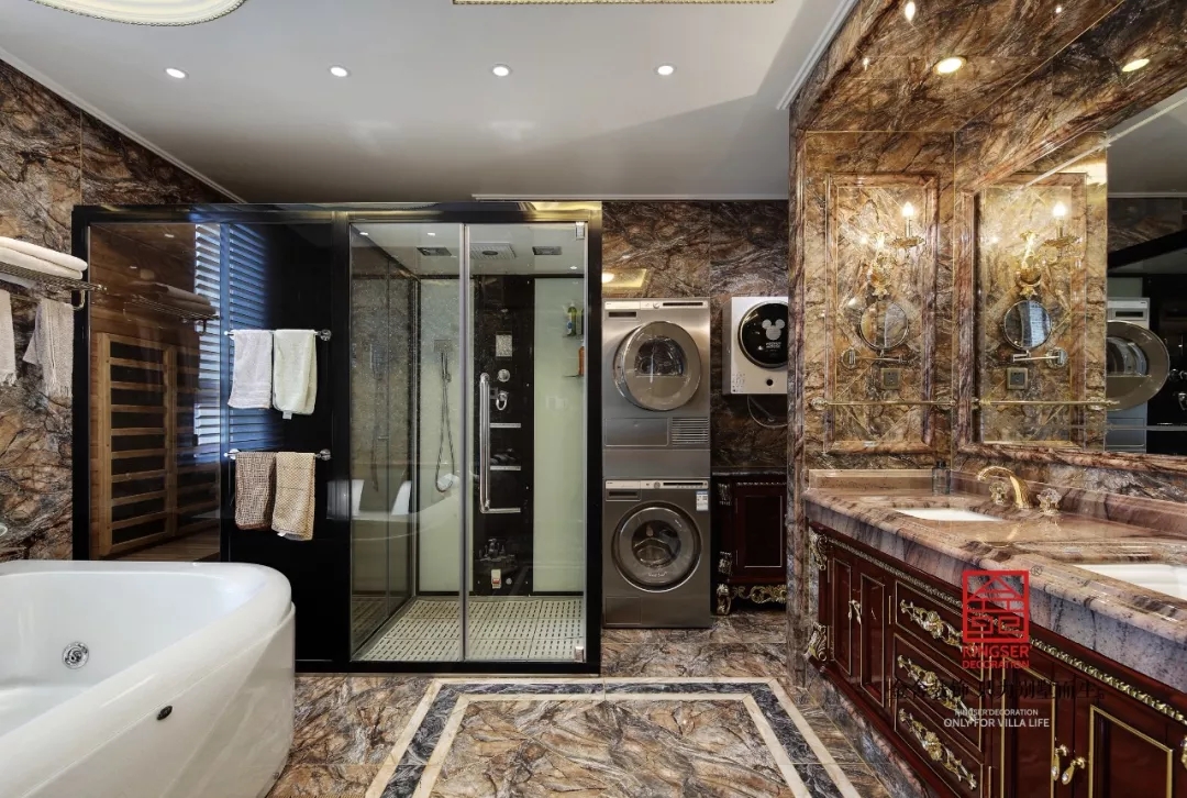 新源燕府550平米新古典風格裝修實景