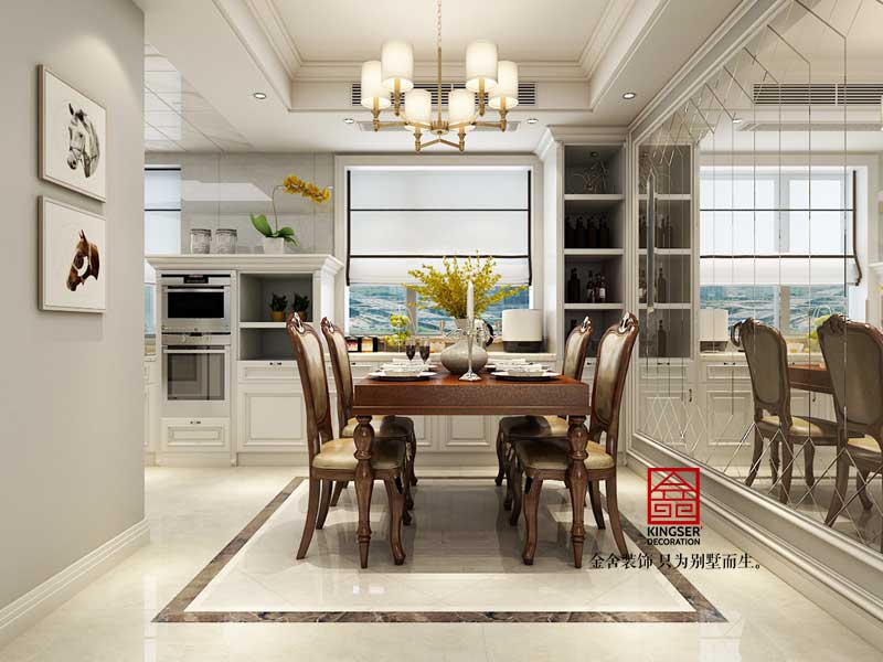 德賢公館裝修-美式風格-餐廳