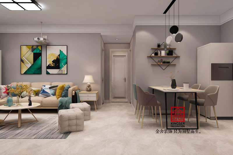 天山國賓壹號(hào)裝修-簡(jiǎn)約風(fēng)格-客廳