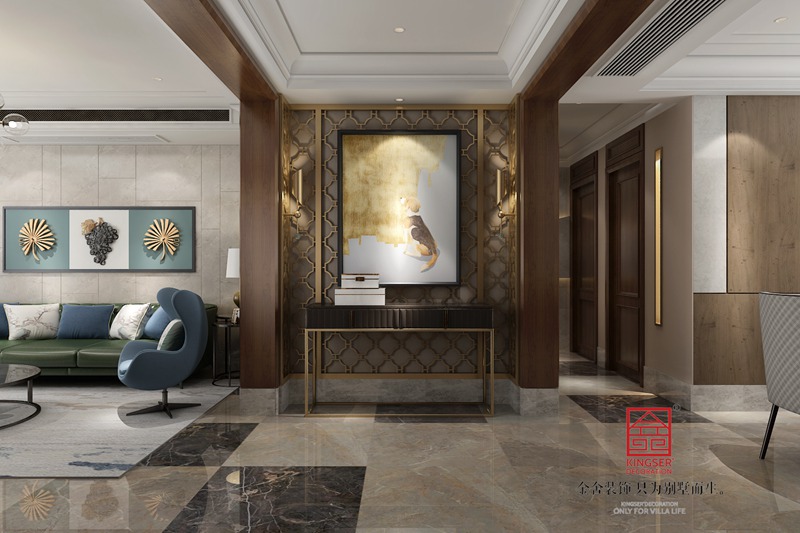 德賢公館160平米裝修-現(xiàn)代簡約-玄關(guān)