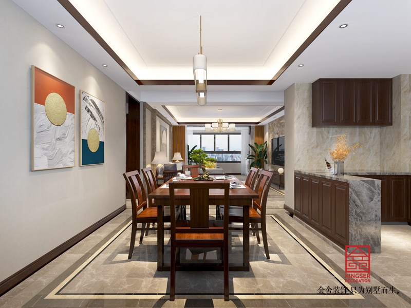 東南智匯城170平米中式風格裝修效果圖