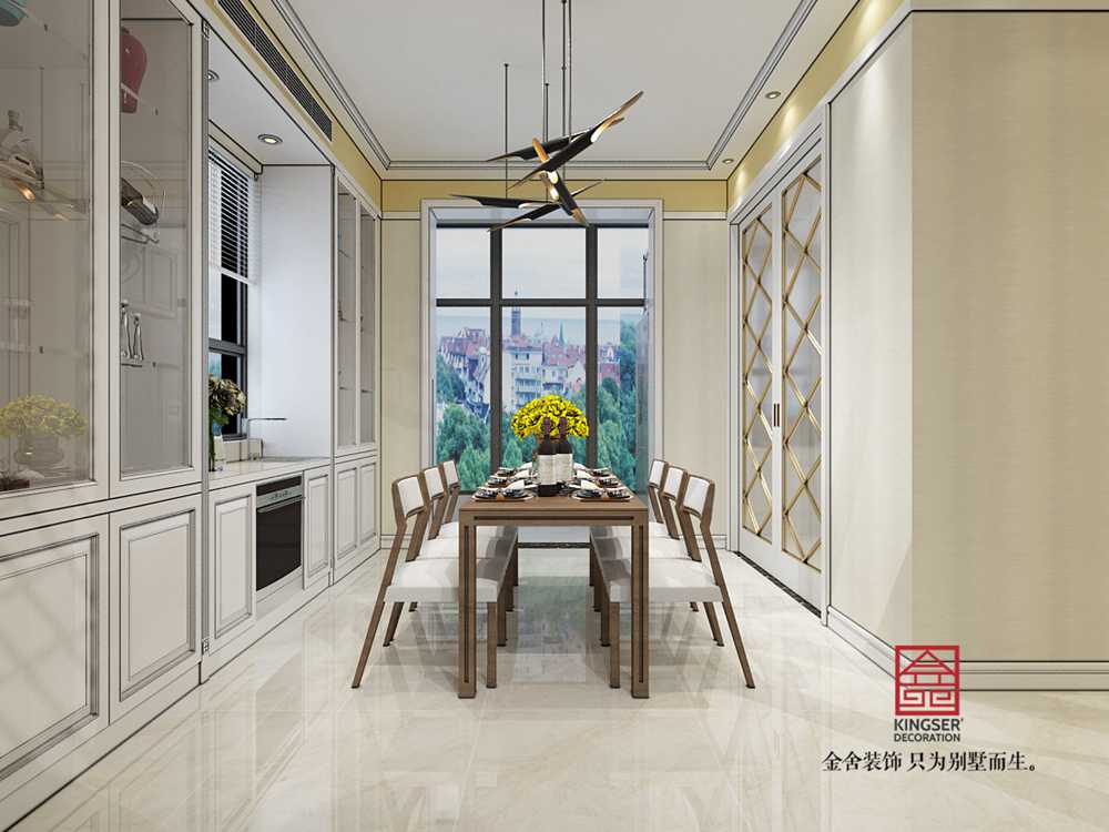 碧桂園240平米現代簡約風格裝修效果圖