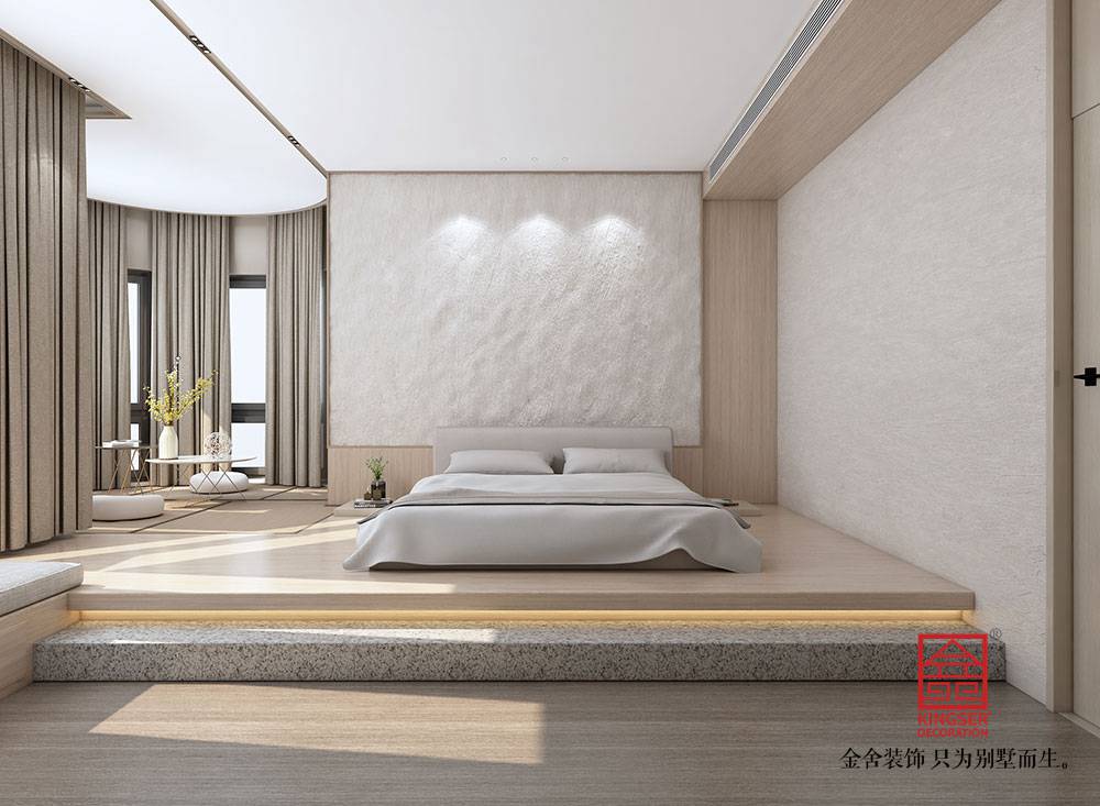 匯君城360平米裝修-現代簡約風格-臥室