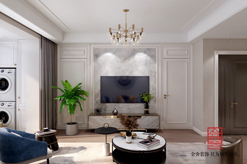 融創中心輕奢風格裝修效果圖