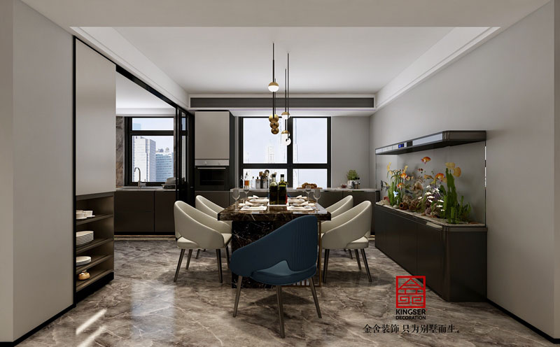 東南智匯城170㎡現代簡約風格裝修設計