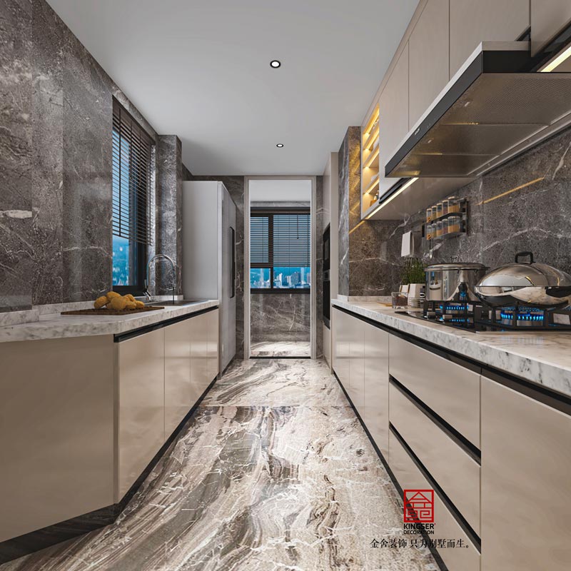 國赫天著155㎡現代輕奢風格裝修效果圖