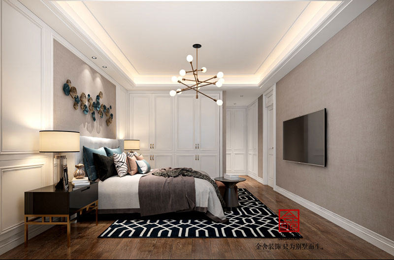 國赫天著155㎡現代輕奢風格裝修效果圖