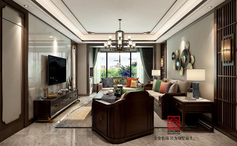 融創中心180平中式風格裝修