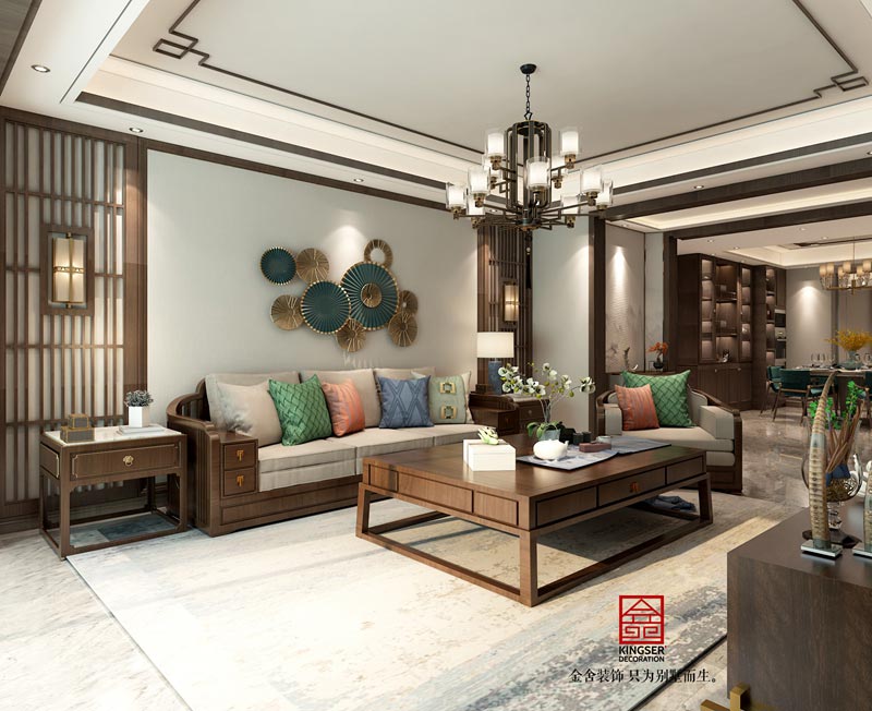 融創中心180平中式風格裝修