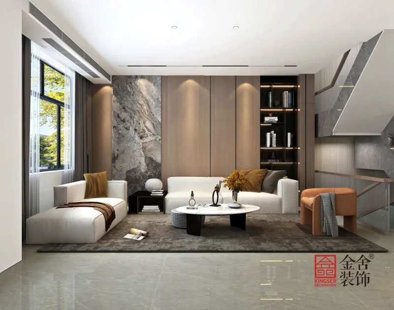 中央云著277㎡別墅裝修現代簡約效果圖