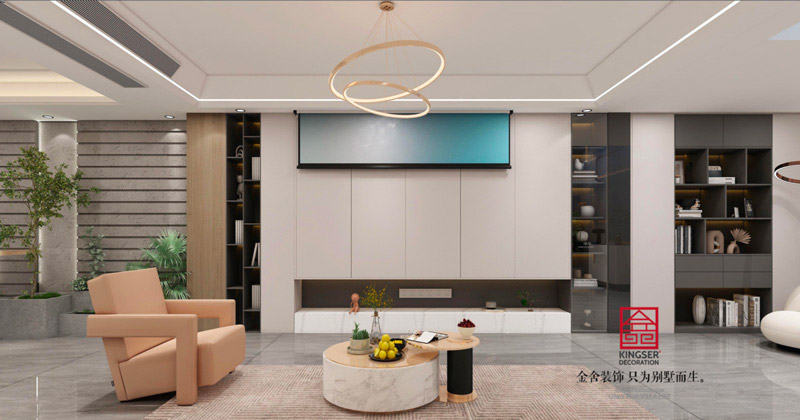 九里晴川下疊裝修現代風格效果圖