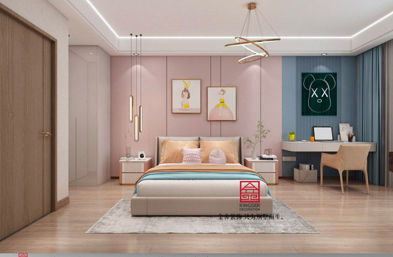 九里晴川下疊裝修現代風格效果圖