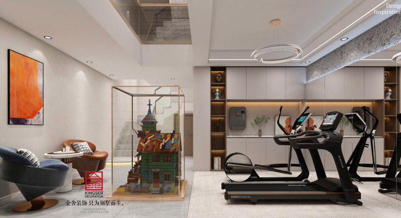 九里晴川下疊裝修現代風格效果圖