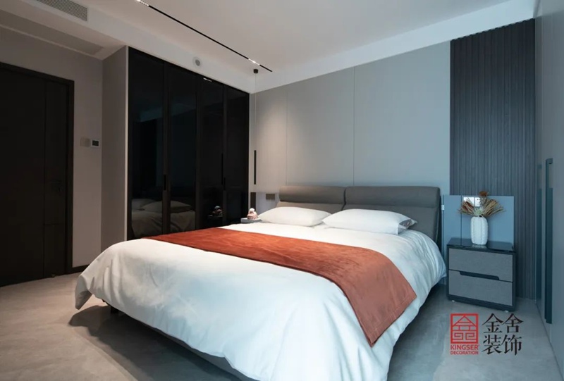 石家莊學校公寓裝修實景圖-臥室