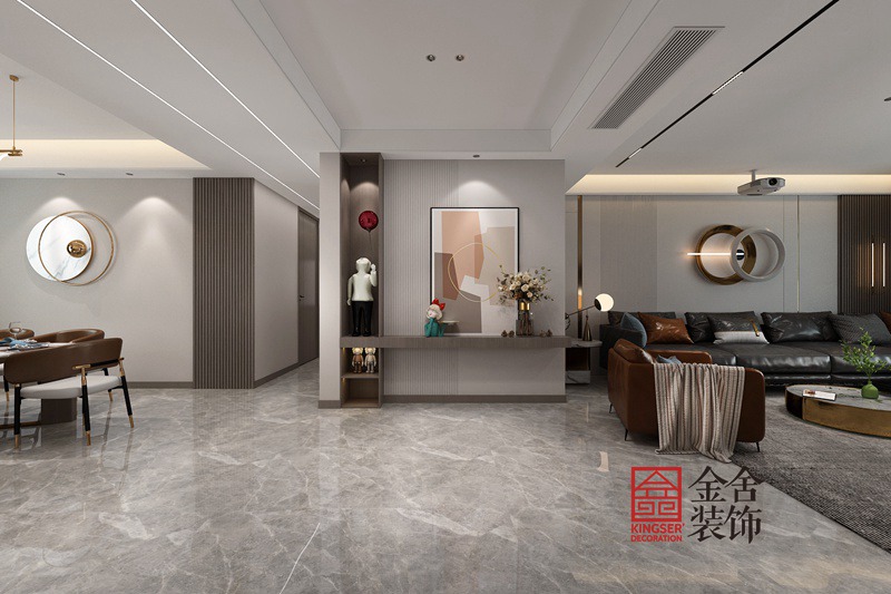 東南智匯城191㎡玄關(guān)裝修效果圖