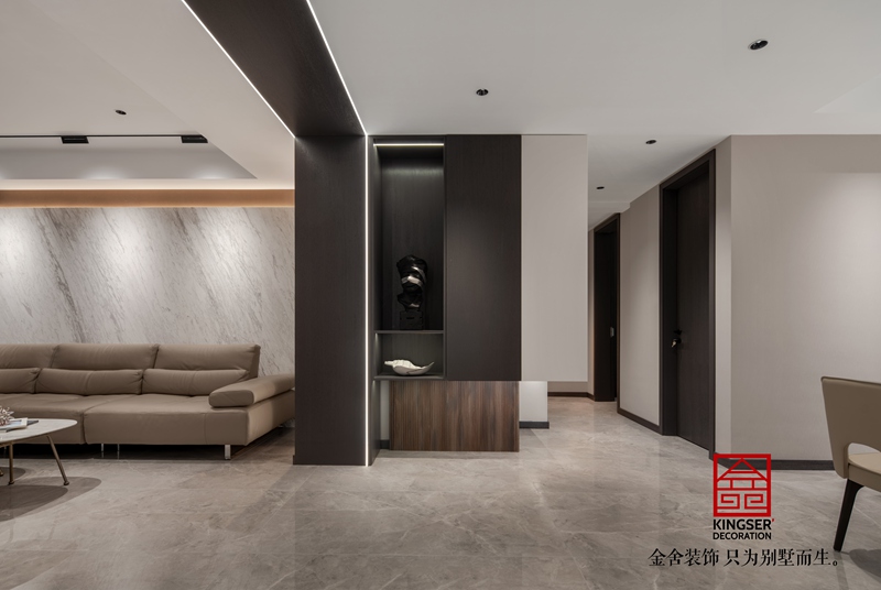 東南智匯城155㎡現代風格裝修實景圖