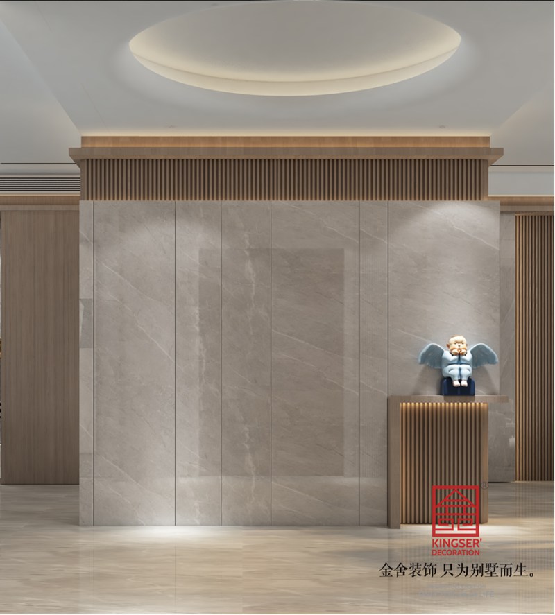 榮盛華府現代風格裝修玄關效果圖