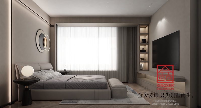 國赫天著180平現代風格裝修效果圖