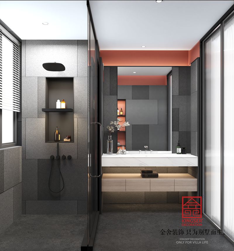 國赫天著180平現代風格裝修效果圖