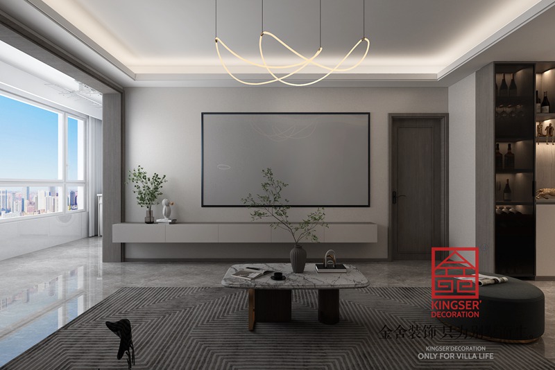 國仕山146平米現代風格裝修設計