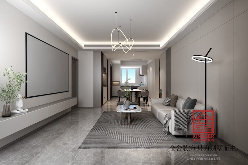 國仕山146平米現代風格裝修設計