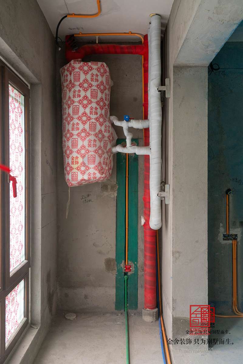 御河上院小區裝修施工水電階段