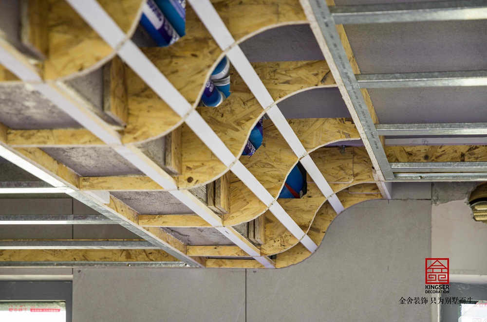 高新苑229平米木工施工現(xiàn)場(chǎng)