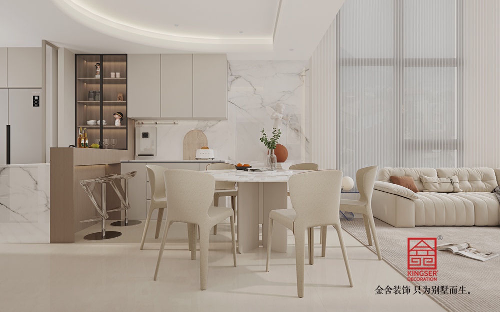 瑞凝府185平米意式風格裝修-餐廳