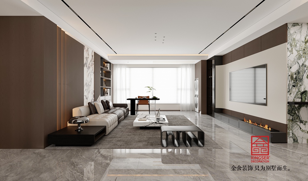 云和賦146平米現代簡約裝修-客廳